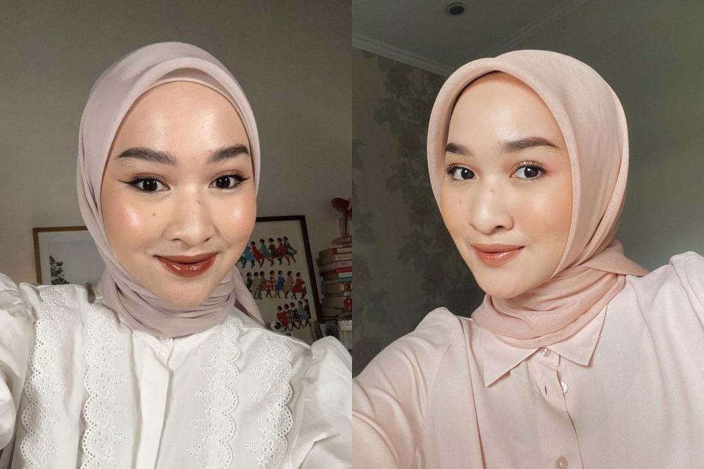 9 Ide Makeup untuk Lebaran ala Kiara Leswara, Glowing Maksimal!