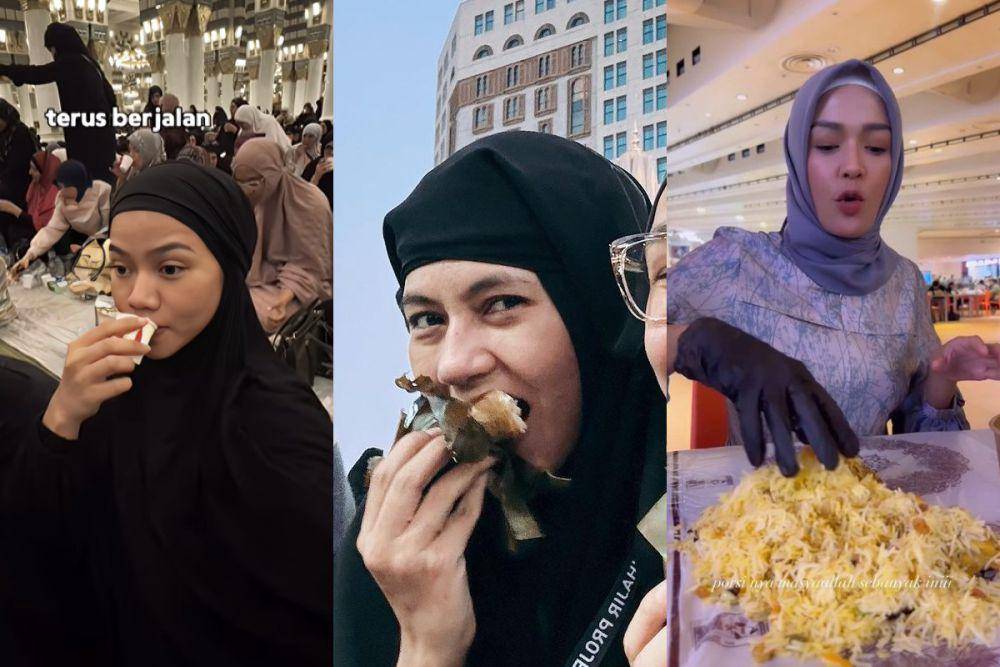 potret seleb buka puasa di tanah suci (instagram.com/yurayunita I instagram.com/paula_verhoeven I instgaram.com/andiannsyah)