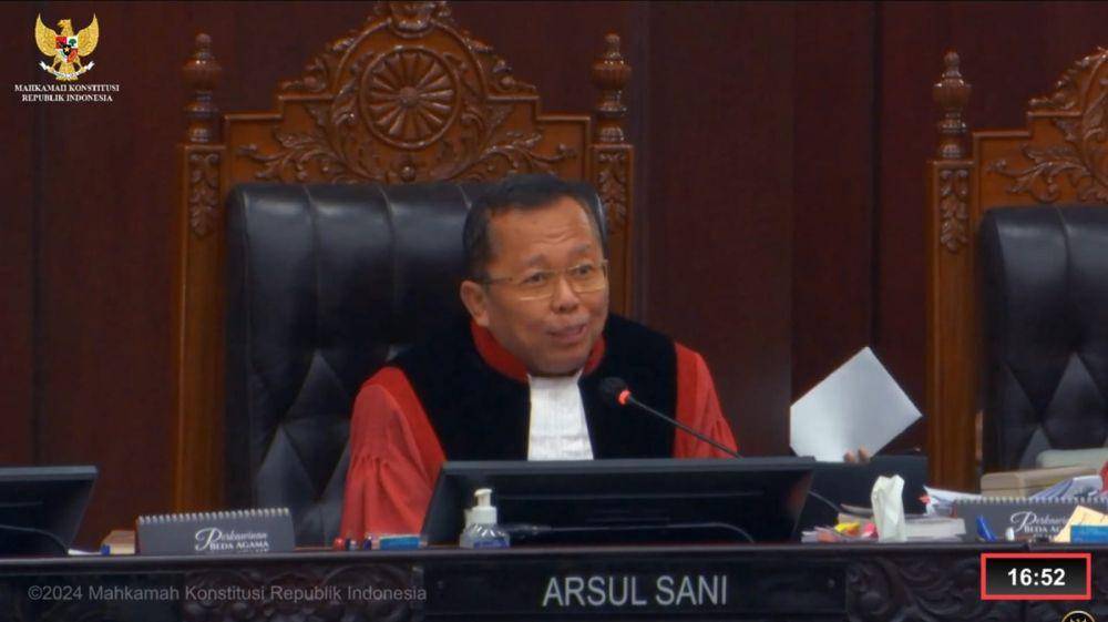 Hakim Konstitusi Arsul Sani (Tangkapan Layar/YouTube)