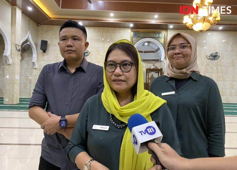 Grand Inna Medan menggelar buka puasa bersama dengan anak yatim sekaligus peringati HUT ke-48 tahun (IDN Times/Indah Permata Sari)