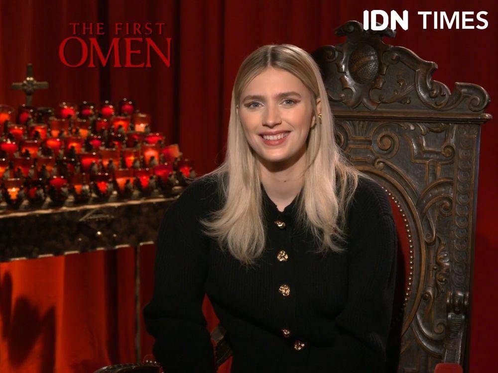 Wawancara Nell Tiger Free dan IDN Times tentang The First Omen 28/3/2024 (Courtesy of 20th Century Studios)
