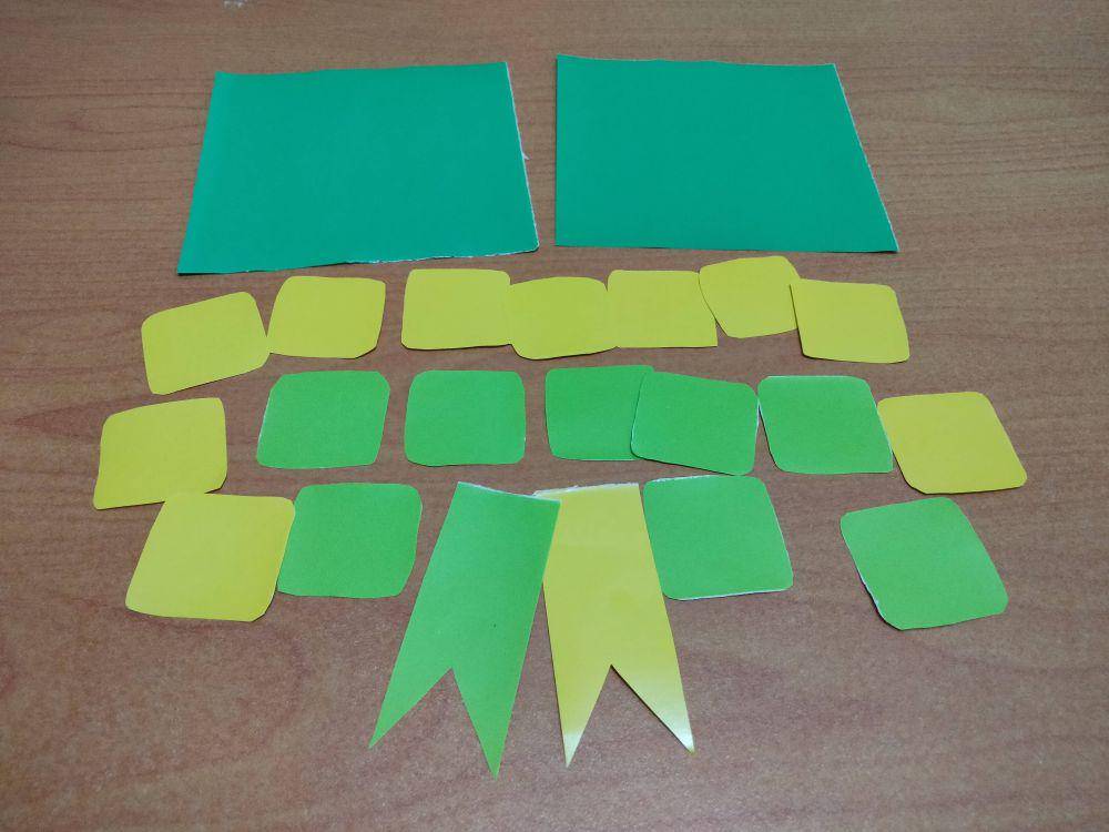 ilustrasi potongan kertas origami (dok.pribadi/Adelbertha Eva Y)