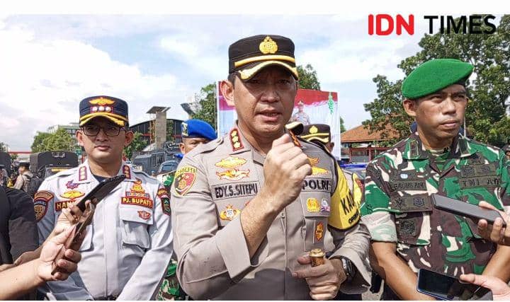 Polresta Banyumas telah menyiapkan strategi dan antisipasi daerah rawan bencana, Kamis (4/4/2024).(IDN Times/Cokie Sutrisno)