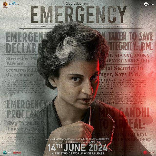 Kangana Ranaut dalam film Emergency (instagram.com/kanganaranaut)