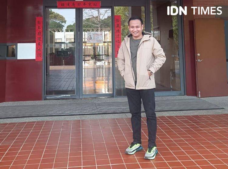 Ilmuwan Unsoed Purwokerto yang juga dosen, R.Taufan Harisam, S.Pi, M.Si lolos dari maut gempa dahsyat di Taiwan.(IDN Times/Foto : Dok. Alief Einstein)