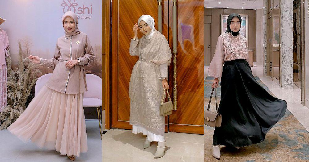 7 Padu Padan Rok ala Ussiy Fauziah yang Cocok untuk Halal Bihalal