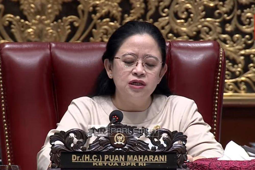 Rapat Paripurna ke-15 DPR, penutupan masa Persidangan IV tahun 2023-2024 pada Kamis (4/4/2024). (YouTube.com/DPR RI)