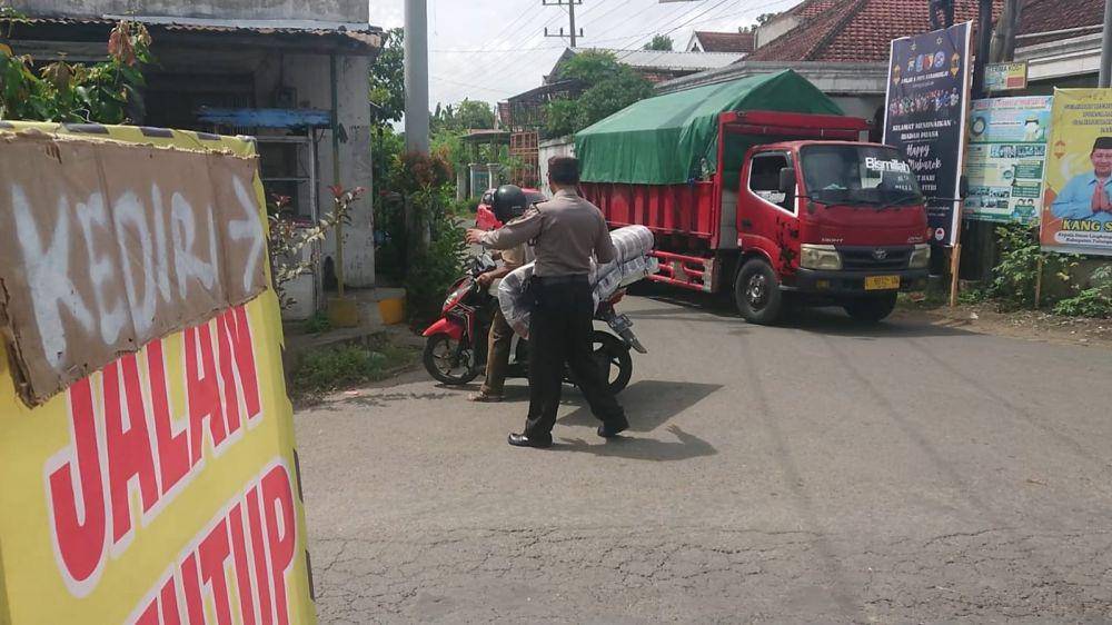 Polisi menyiapkan rute alternatif. IDN Times/ Bramanta Pamungkas