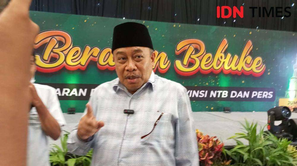 Pj Gubernur NTB Lalu Gita Ariadi. (IDN Times/Muhammad Nasir)