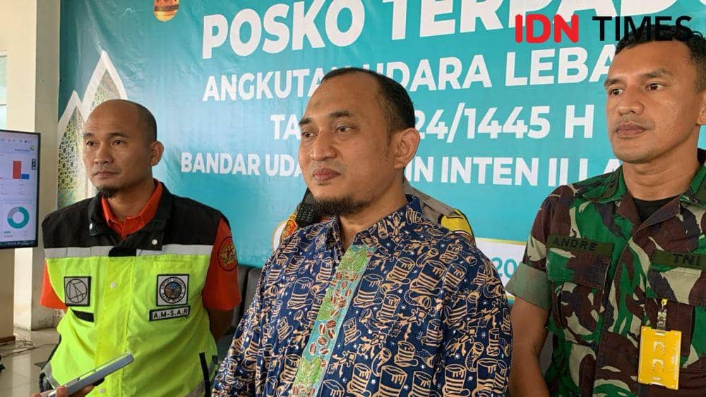 Executive General Manager Bandara Radin Inten II Untung Basuki. (IDN Times/Rohmah Mustaurida)