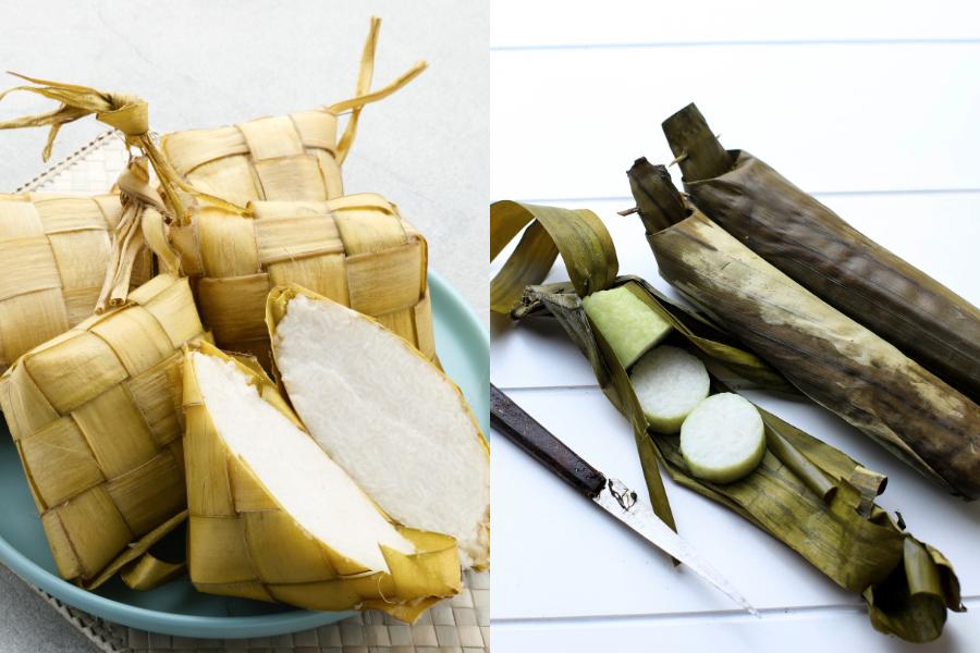 [QUIZ] Apakah Kamu Bisa Membedakan Ketupat dan Lontong dari Potongan Gambar Ini?