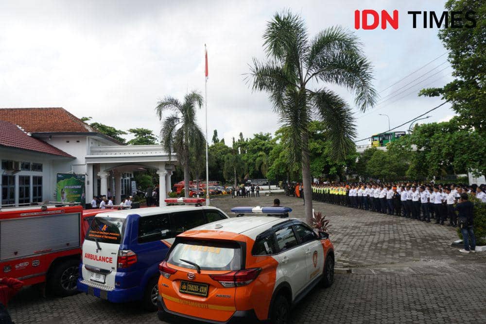 Pembukaan Posko Angkutan Lebaran 2024 PT KAI Daop 6. (IDN Times/Herlambang Jati Kusumo)