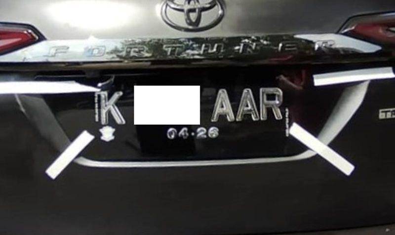 ilustrasi plat K (facebook.com/Plat nomor nyala jepara)