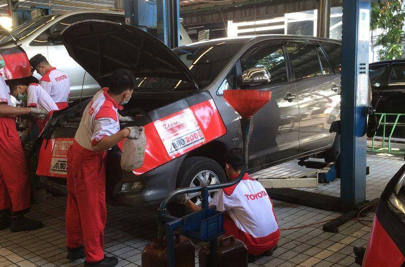 ilustrasi servis mobil Toyota (google.com/maps/Y)