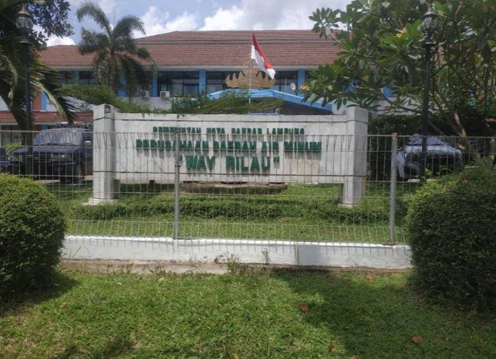 Penampakan kantor PDAM Way Rilau Bandar Lampung. (Google/Edy).