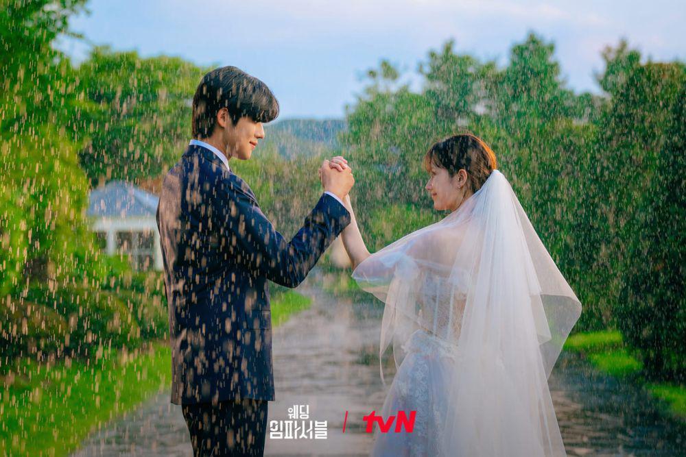 Moon Sang Min dan Jeon Jong Seo di Wedding Impossible (twitter.com/CJnDrama)