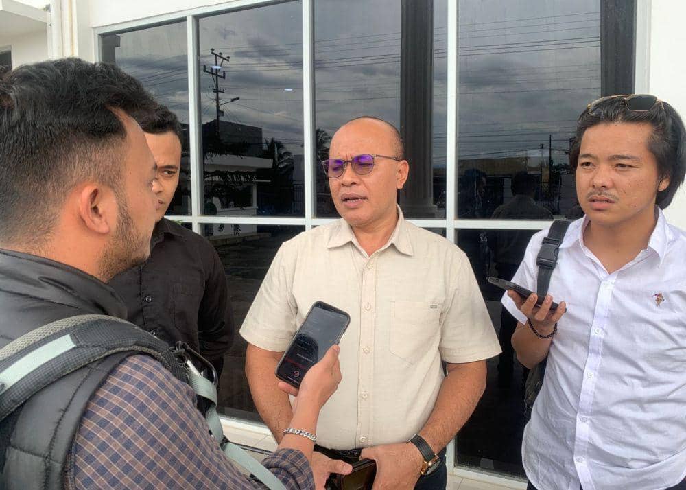 Pelimpahan berkas perkara tersangka kasus penghalangan kerja perusahaan tambang di Muratara (Dok: istimewa)
