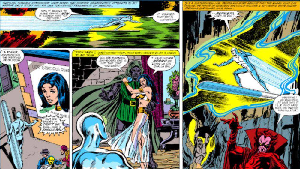 Shalla-Bal menikah dengan Doctor Doom (dok. Marvel Comics/Fantastic Four)