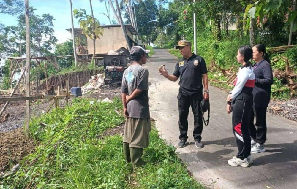 Satpol PP Klungkung Hentikan Pembangunan Villa Tidak berizin