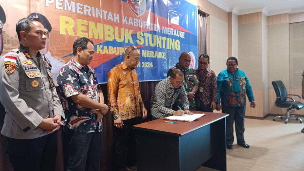 Pemkab Merauke Tetapkan 9 Komitmen Percepatan Penurunan Stunting