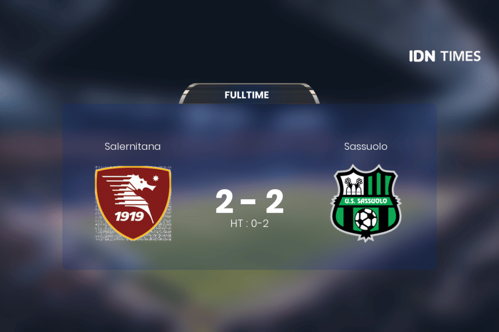 Duel Salernitana Vs Sassuolo Berakhir Antiklimaks