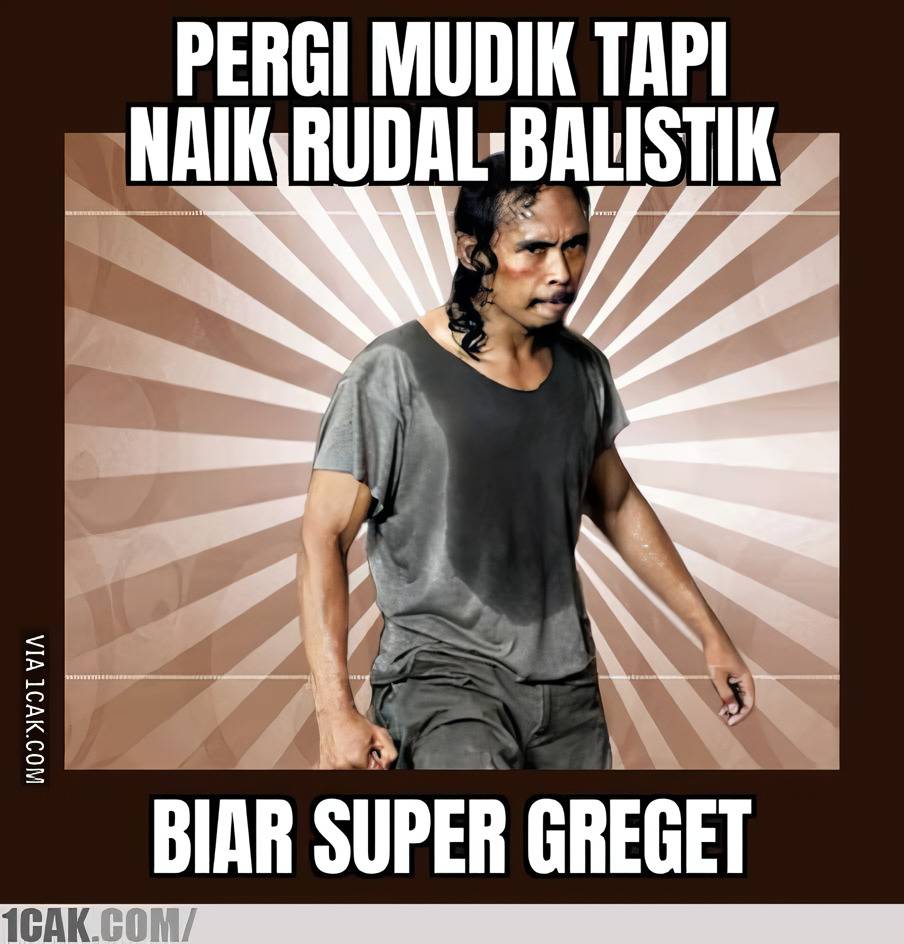 Meme Mudik Lebaran - Mudik ala Mad Dog, nih!