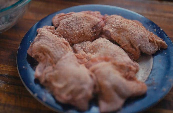 ilustrasi bahan untuk lemon garlic chicken (youtube.com/Recipe30)