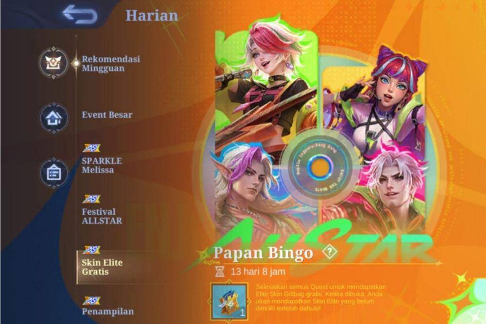event Papan Bingo di Mobile Legends (dok. Moonton/Mobile Legends: Bang Bang)