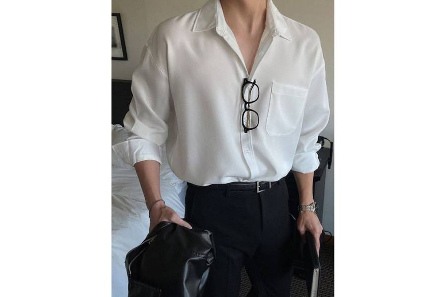 Outfit pria celana hitam (pinterest.com)