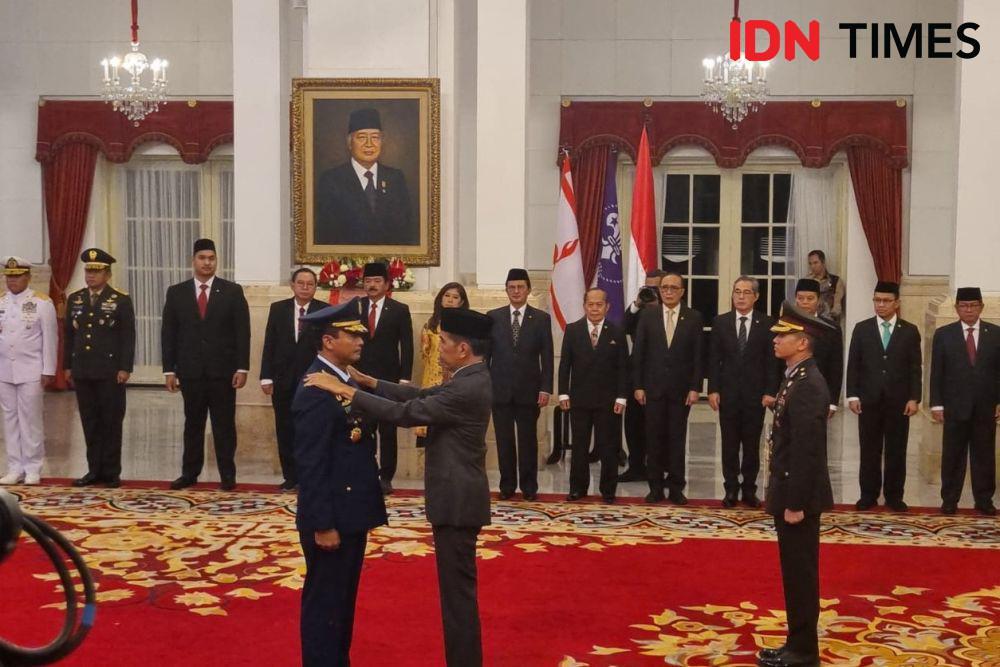Sah! Jokowi Lantik Marsekal Madya Tonny Harjono Jadi KSAU