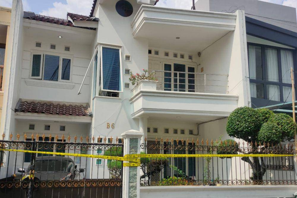 Bareskrim bongkar pabrik rumahan ekstasi di Perumahan Taman Sunter Agung, Tanjung Priok, Jakarta Utara. (dok. Dittipidnarkoba)