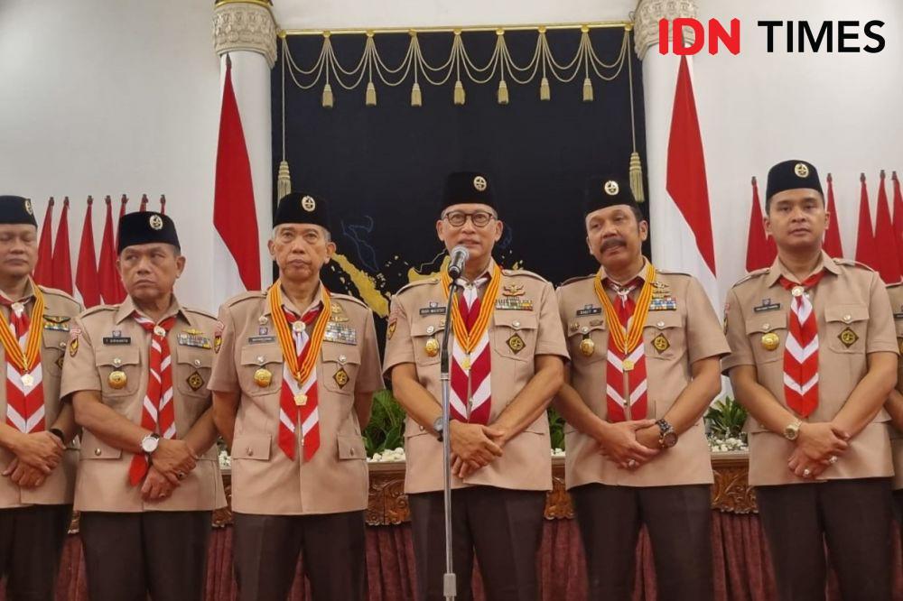Buwas Minta Nadiem Cabut Aturan Pramuka Bukan Eksul Wajib