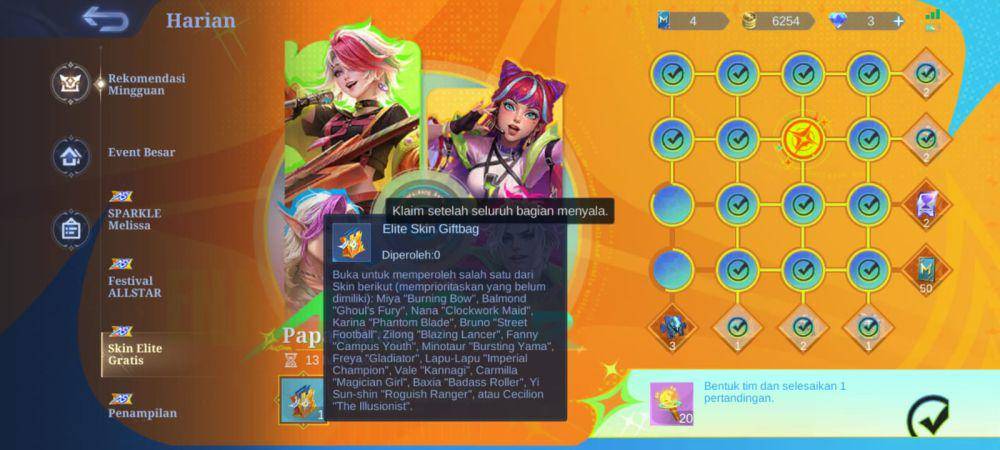 event Papan Bingo di Mobile Legends (dok. Moonton/Mobile Legends: Bang Bang)