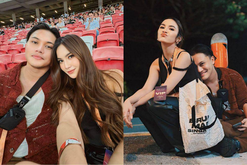 potret Mahalini dan Rizky Febian nonton konser Bruno Mars (instagram.com/mahaliniraharja | instagram.com/rizkyfbian)