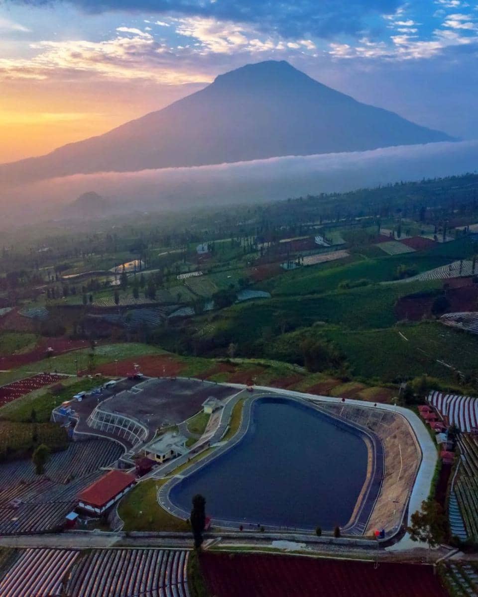 Embung Bansari dari ketinggian (instagram.com/embungbansariofc)