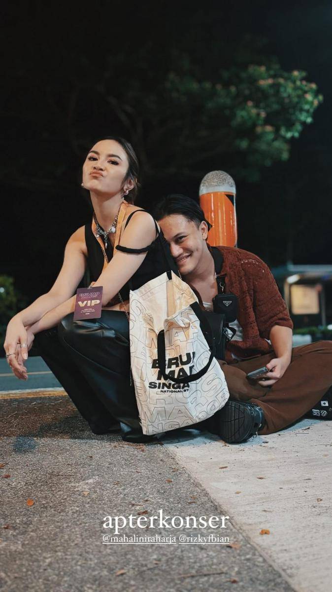 potret Rizky Febian dan Mahalini (instagram.com/rizkyfbian)