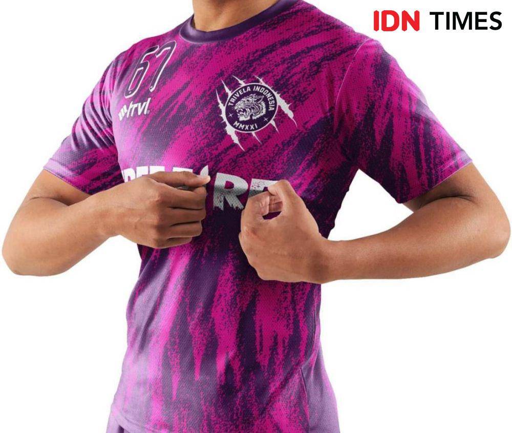 Salah satu produksi jersey dari Trivela Indonesia. (IDN Times/ig @trivelaindonesia).