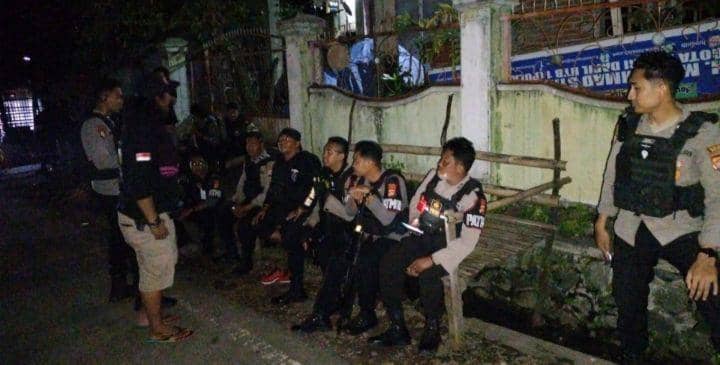 Foto sejumlah personel dikerahkan amankan TKP (Dok/Polres Bima Kota)