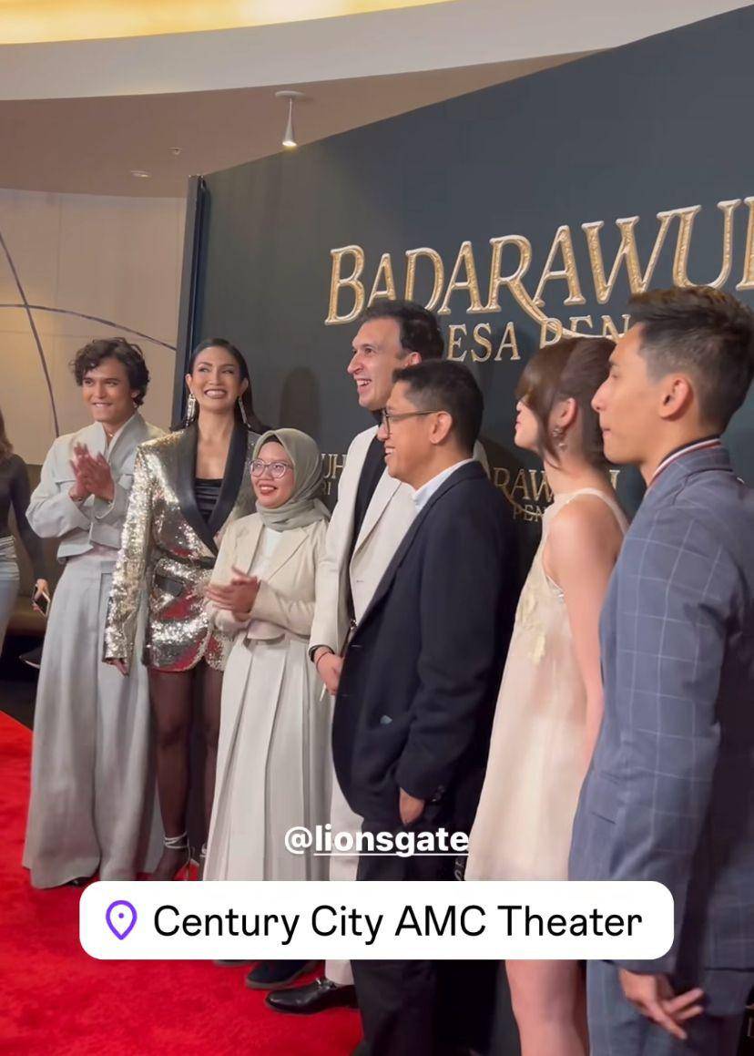 potret gala premiere film Badarawuhi di Desa Penari di Amerika Serikat (Instagram.com/kknmovie)