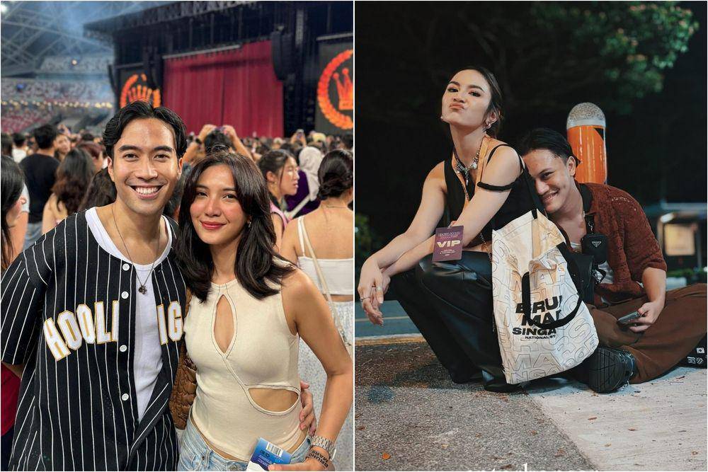potret Vidi Aldiano dan Rizky Febian bersama pasangan (instagram.com/vidialdiano | instagram.com/rizkyfbian)