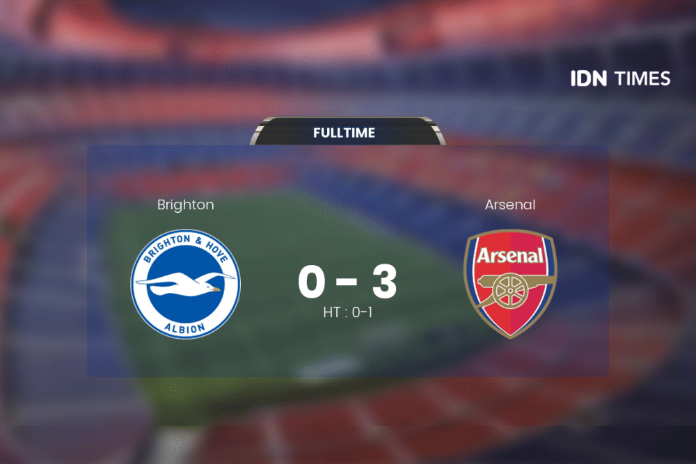 Arsenal Permalukan Brighton di Kandangnya