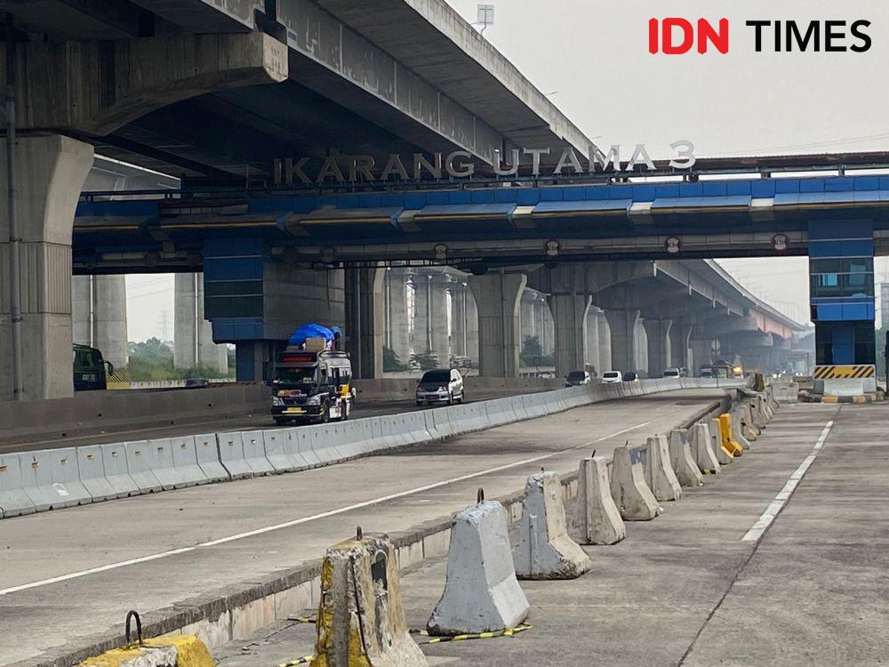H-4 Lebaran, Tol Cikarang Utama Ramai Lancar
