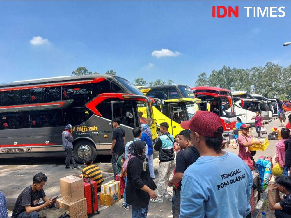 4.275 Pemudik Tinggalkan Kota Tangerang Lewat Terminal Poris