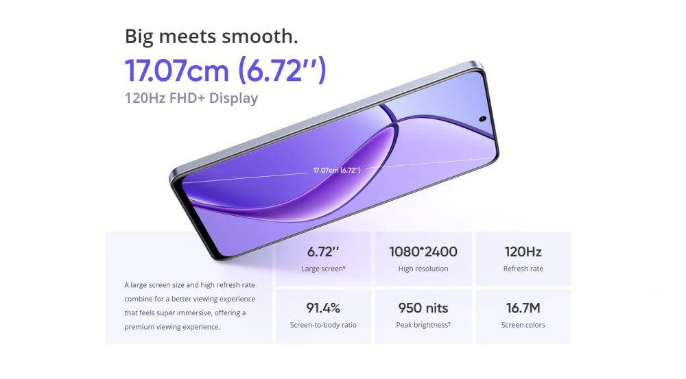 potret layar realme 12x 5G (realme.com)