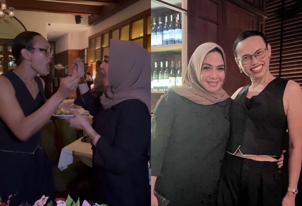 8 Potret Kompak Mama Rieta dan Wanda Harra Rayakan Ulang Tahun Bersama