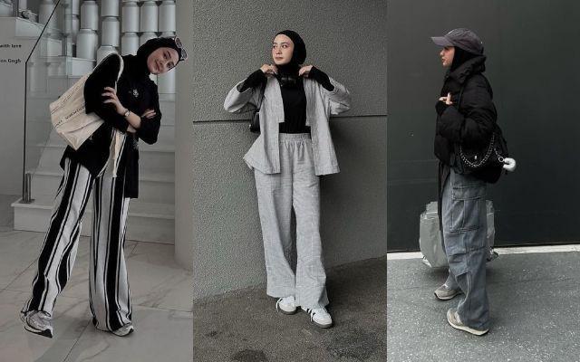 Inspirasi Outfit Hijab Monokrom ala Selebgram, Keren Abis!