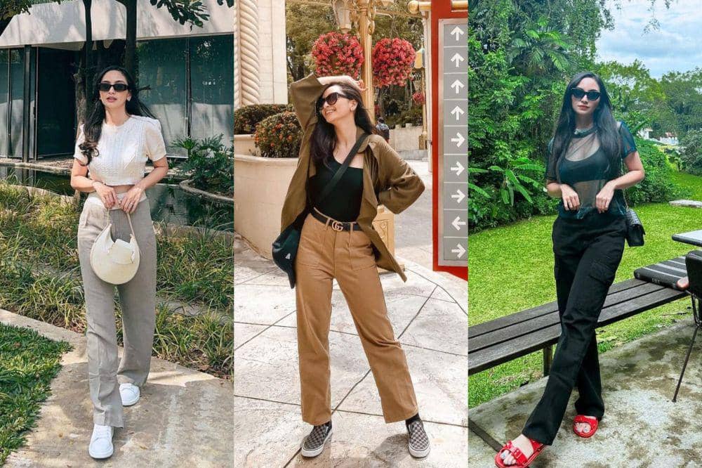 9 Padu Padan Celana Panjang ala Valerie Tifanka, Style-nya Variatif