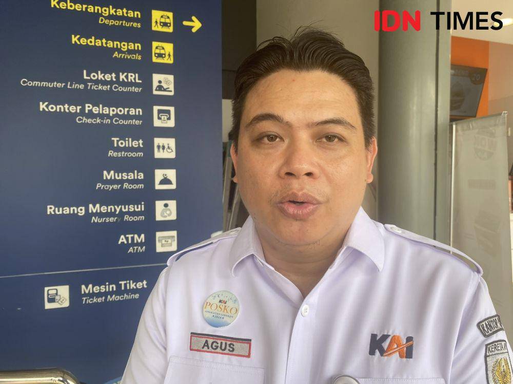 Corporate Secretary PT Kereta Api Indonesia (Persero) atau KAI, Raden Agus Dwinanto Budiadji. (IDN Times/Vadhia Lidyana)