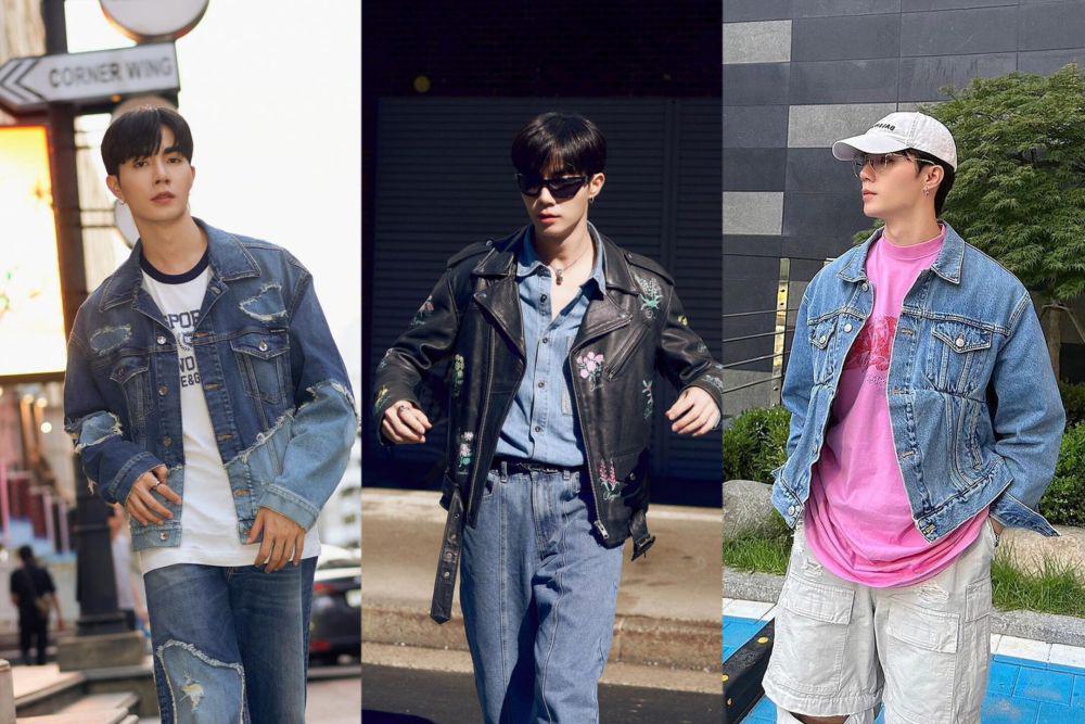 8 Mix and Match Denim ala Zee Pruk, Cocok untuk Outfit ke Bandara!