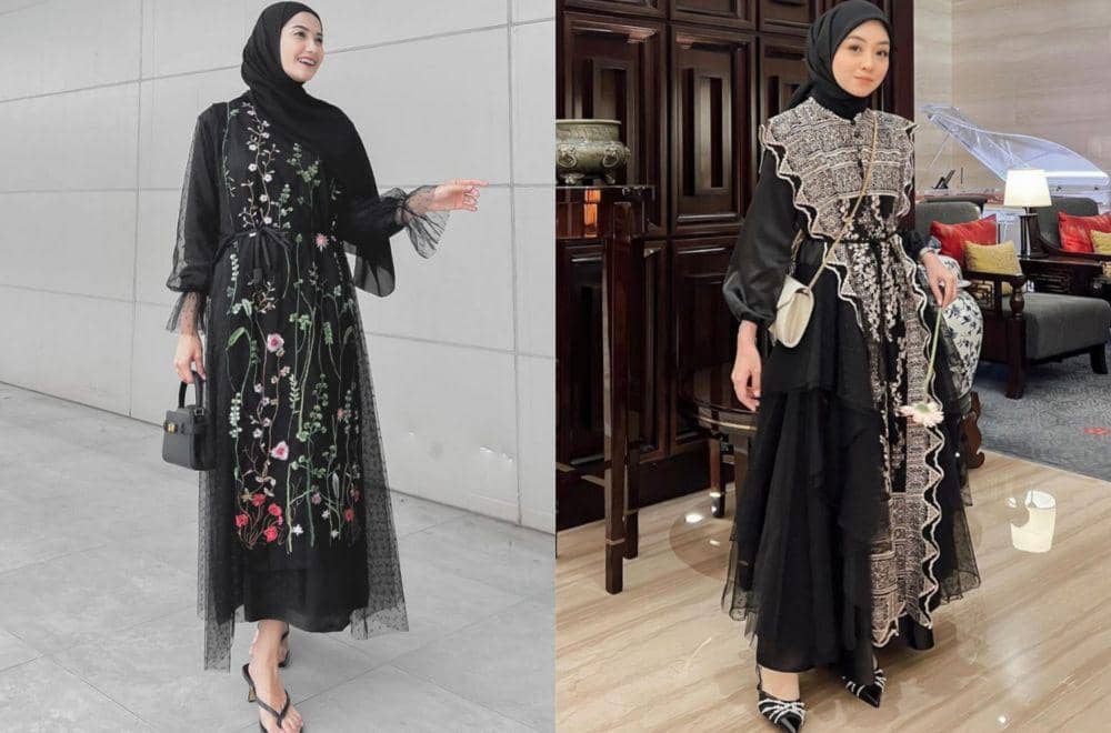 8 Referensi Outfit Lebaran Nuansa Hitam, Stunning nan Classy!